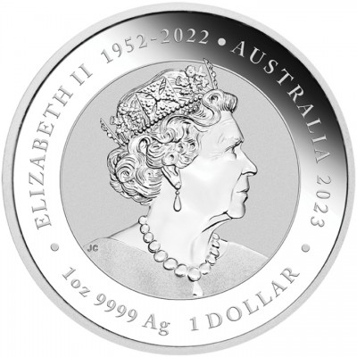 AUSTRALIE 1 Dollar Argent 1 Once Phoenix et Koi 2023