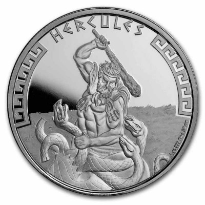 NIUE 2 Dollars Argent 1 Once Mythologie Grecque Hercules 2023 ⏰