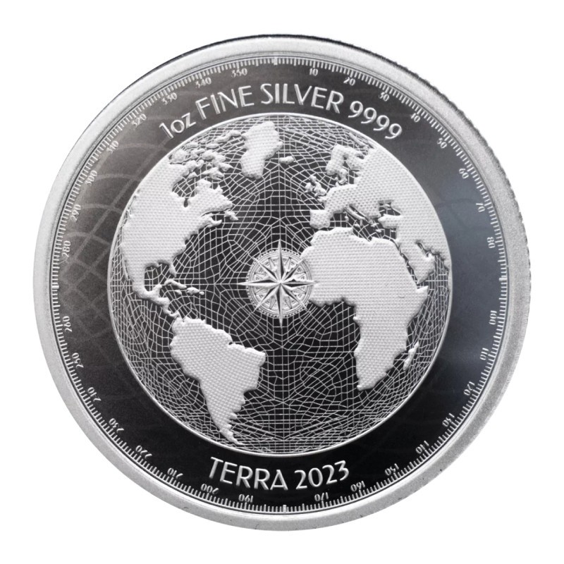 NIUE 2 Dollars Argent 1 Once Terre 2023