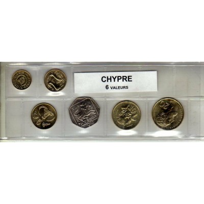 Chypre série de 6 pièces de...