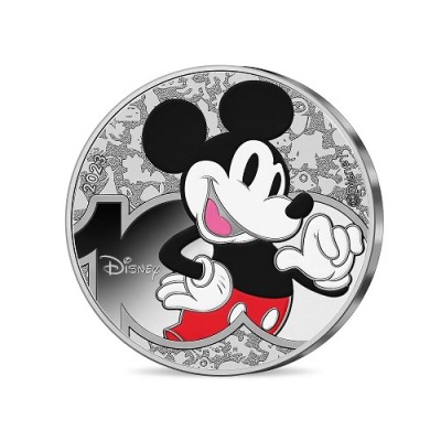 FRANCE 10 Euro Argent 100 Ans Disney 2023 ⏰
