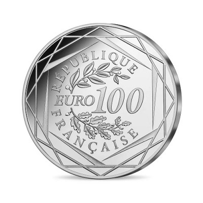 FRANCE 100 Euro Argent 100 Ans Disney 2023 BU