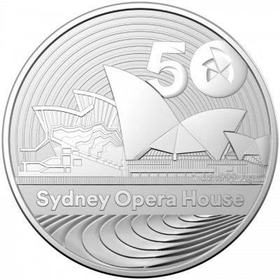 RAM 1 Dollar Argent 1 Once 50 Ans de l'Opéra de Sydney 2023