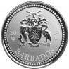 BARBADE 1 Dollar Argent 1 Once Trident 2023