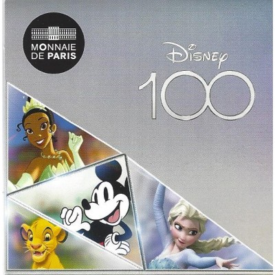 FRANCE 100 Euro Argent 100 Ans Disney 2023 BU ⏰