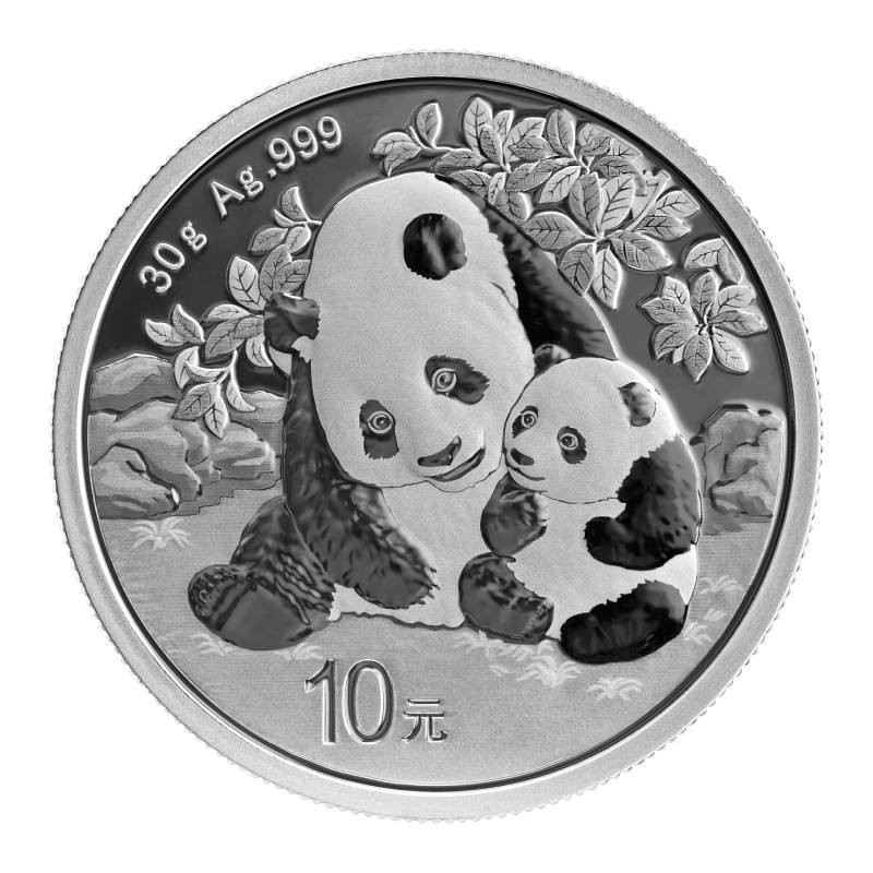 CHINE 10 Yuan Argent 30 grammes Panda 2024