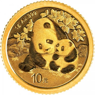 CHINE 10 Yuan Or 1 gramme...
