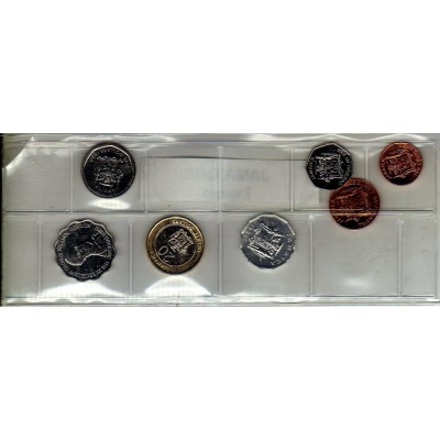 Jamaique série de 7 pièces de monnaie