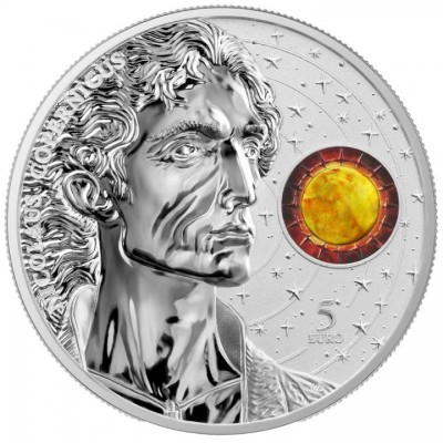 MALTE 5 Euro Argent 1 Once Copernic 2023