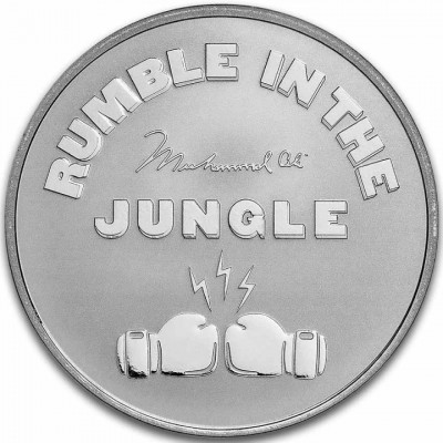 NIUE 2 Dollars Argent 1 Once ALI Rumble in the Jungle 2023