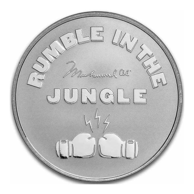 NIUE 2 Dollars Argent 1 Once ALI Rumble in the Jungle 2023