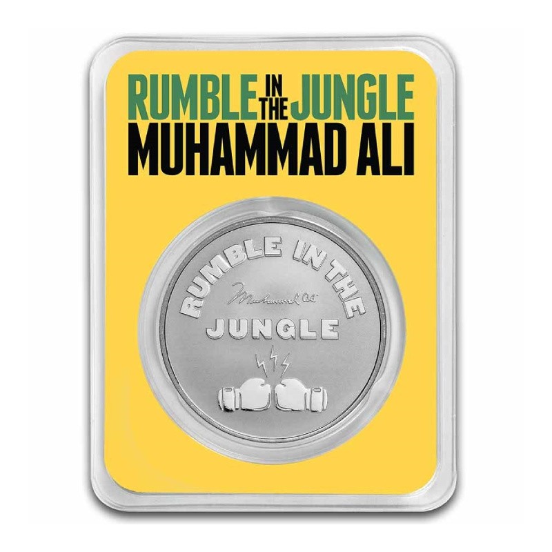 NIUE 2 Dollars Argent 1 Once Blister ALI Rumble in the Jungle 2023 ⏰