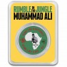 NIUE 2 Dollars Argent 1 Once Blister Couleur ALI Rumble in the Jungle 2023 ⏰