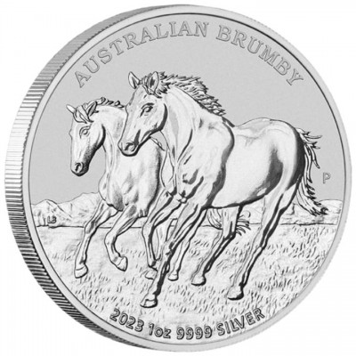 AUSTRALIE 1 Dollar Argent Brumby 2023