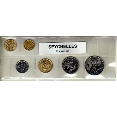 Seychelles série de 6 pièces de monnaie