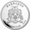 BARBADE 1 Dollar Argent 1 Once Poulpe 2023