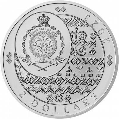 NIUE 10 Dollars Argent 1 Once Aigle Slovaque 2023