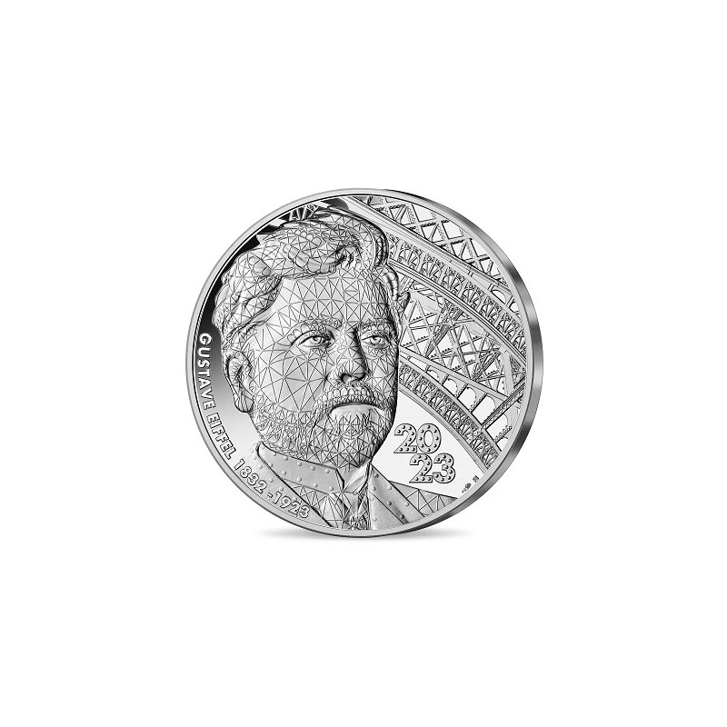 FRANCE 100 Euro Argent Gustave Eiffel 2023 ⏰