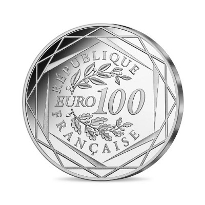 FRANCE 100 Euro Argent Gustave Eiffel 2023 ⏰