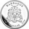 BARBADE 1 Dollar Argent 1 Once Pélican 2023