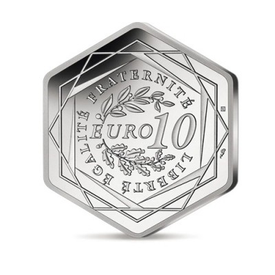 FRANCE 10 Euro Argent 999/1000 2024 HEXAGONALE PARIS JO 2024 n° 4