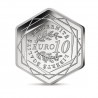 FRANCE 10 Euro Argent 999/1000 2023 HEXAGONALE PARIS JO 2024 n° 4 ⏰