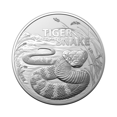 RAM AUSTRALIE 1 Dollar Argent 1 Once Serpent Tigre 2024