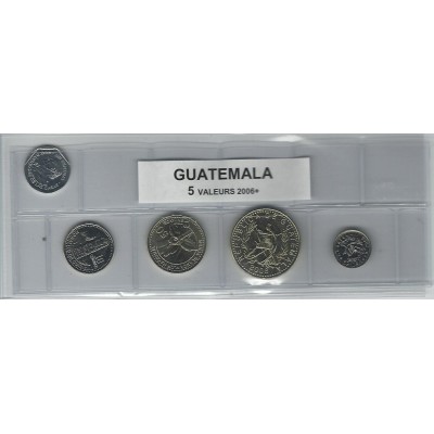 Guatemala série de 5 pièces...