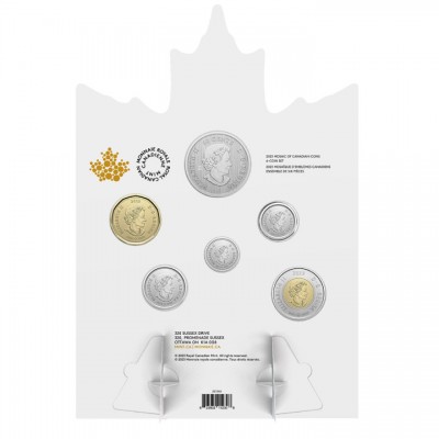 CANADA Mosaïque d'icônes canadiennes 6 pièces 2023