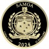 SAMOA 15 Dollars Or 1/10 Once Aigle Royal 2024 ⏰