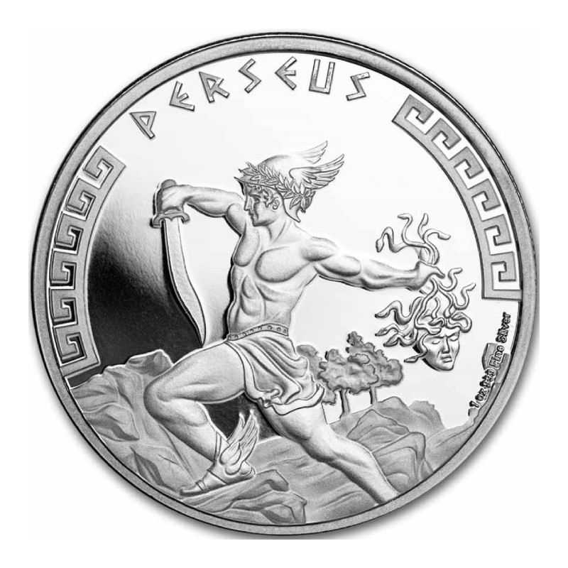 NIUE 2 Dollars Argent 1 Once Mythologie Grecque Persée 2024 ⏰