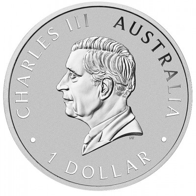 AUSTRALIE 1 Dollar Argent 1 Once Wedge 2024