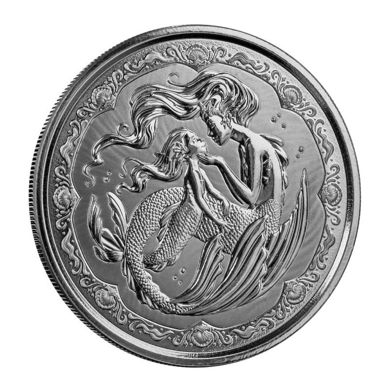 Lot De 2 Charmes Argent Réminiscence - Sirène Et Palmier - Édition Limitée REM'S - Argent Sterling - Neuf Sans Emballage