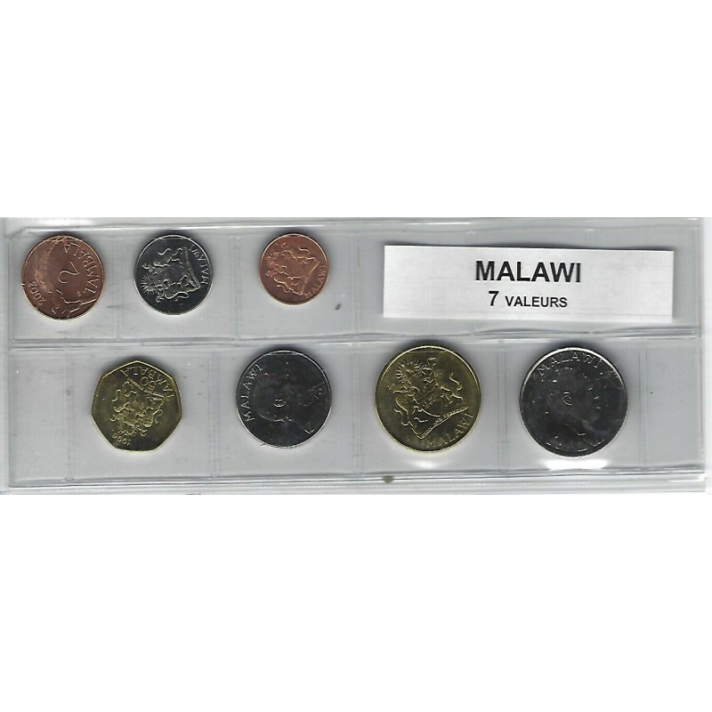 Malawi série de 7 pièces de monnaie