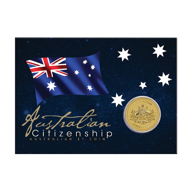 AUSTRALIE 1 Dollar Citoyenneté Australienne 2024 ⏰