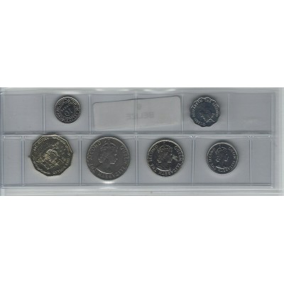 Belize série de 6 pièces de monnaie