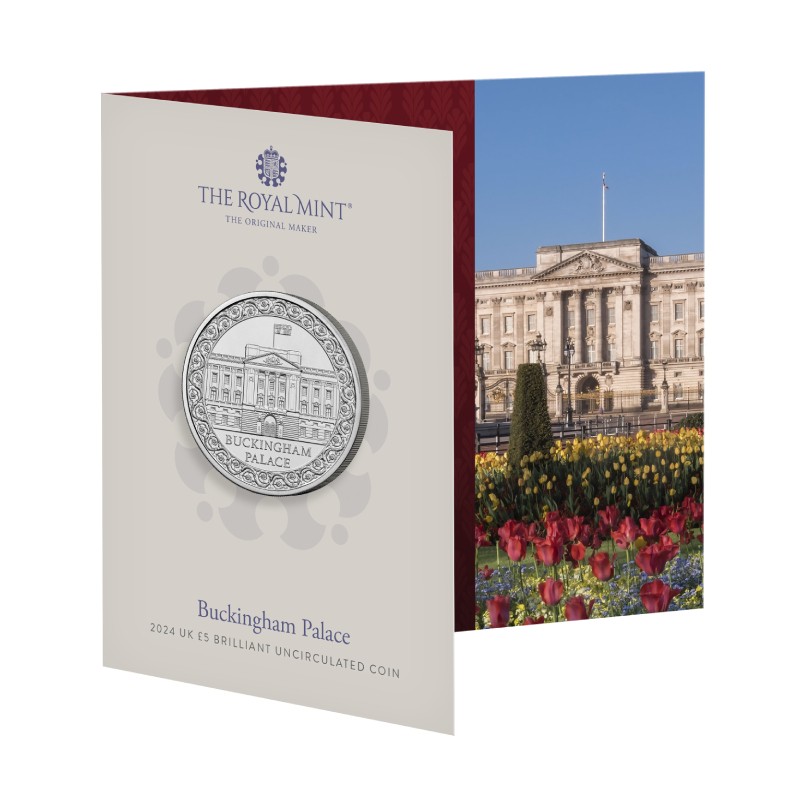 GRANDE BRETAGNE 5 Pounds Buckingham Palace 2024 ⏰