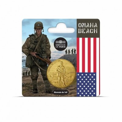 FRANCE 1/4 euro Commémorative 80 ans du D-Day Omaha Beach
