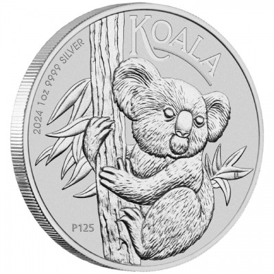 AUSTRALIE 1 Dollar Argent 1 Once KOALA 2024
