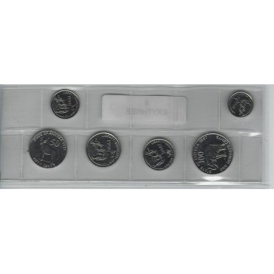 Erythrée série de 6 pièces de monnaie