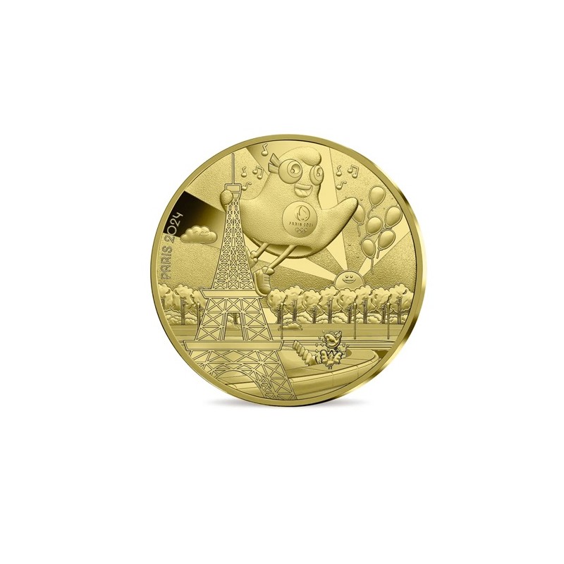 Jeux olympiques de paris 2024 - monnaie de 2€ commémorative bu - 4/5 - La Poste Pro