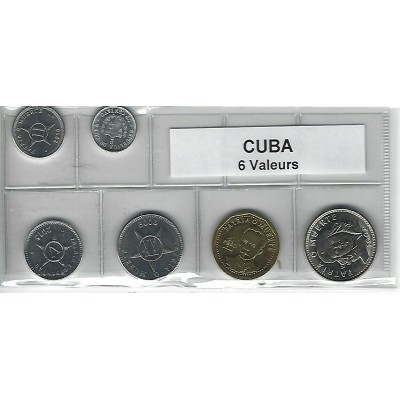 Cuba série de 6 pièces de...