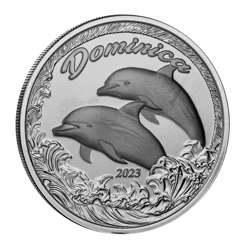 DOMINIQUE 2 Dollars Argent 1 Once Dauphins 2023