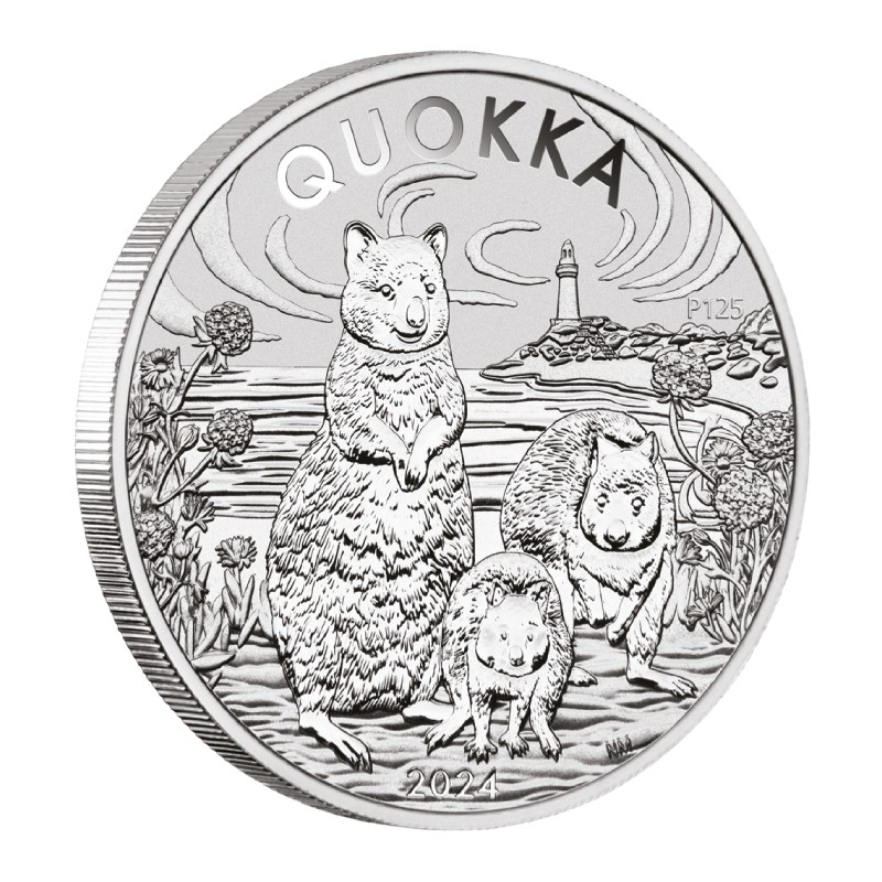 AUSTRALIE 1 Dollar Argent 1 Once Quokka 2024