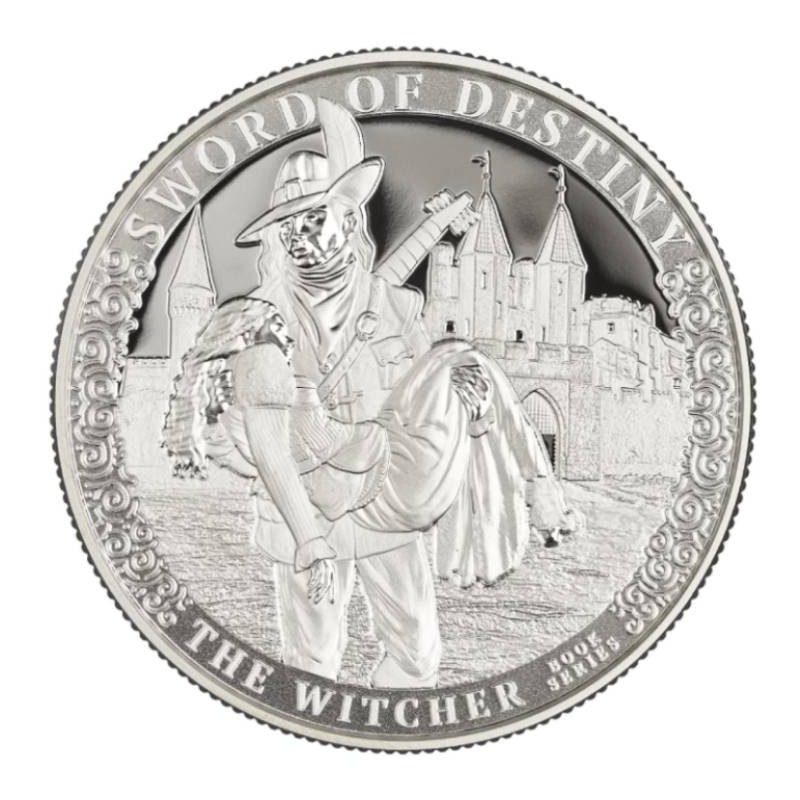 CAMEROUN 500 Francs Argent 1 Once the Witcher le Destin 2024