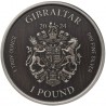 GIBRALTAR 1 Livre Argent Antique 1 Once Lady Justice 2024