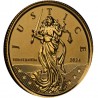 GIBRALTAR 5 Livres Or 1/10 Once Lady Justice 2024 ⏰