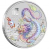 AUSTRALIE 1 Dollar Argent 1 Once Année du Dragon Dragon Blanc 2024