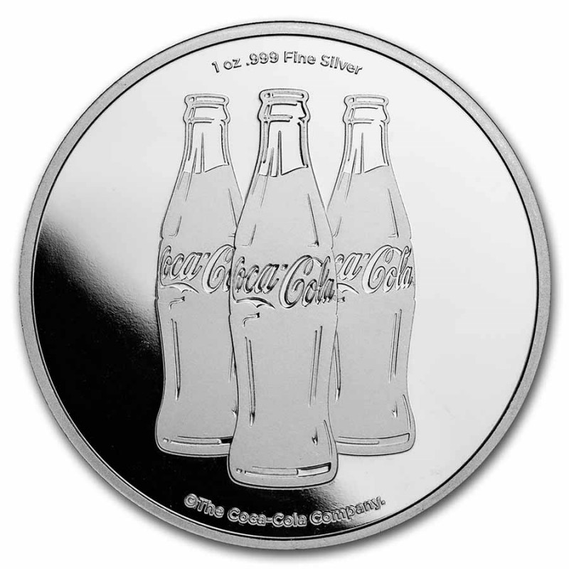 Médaille Argent 1 Once Enjoy Coca-Cola