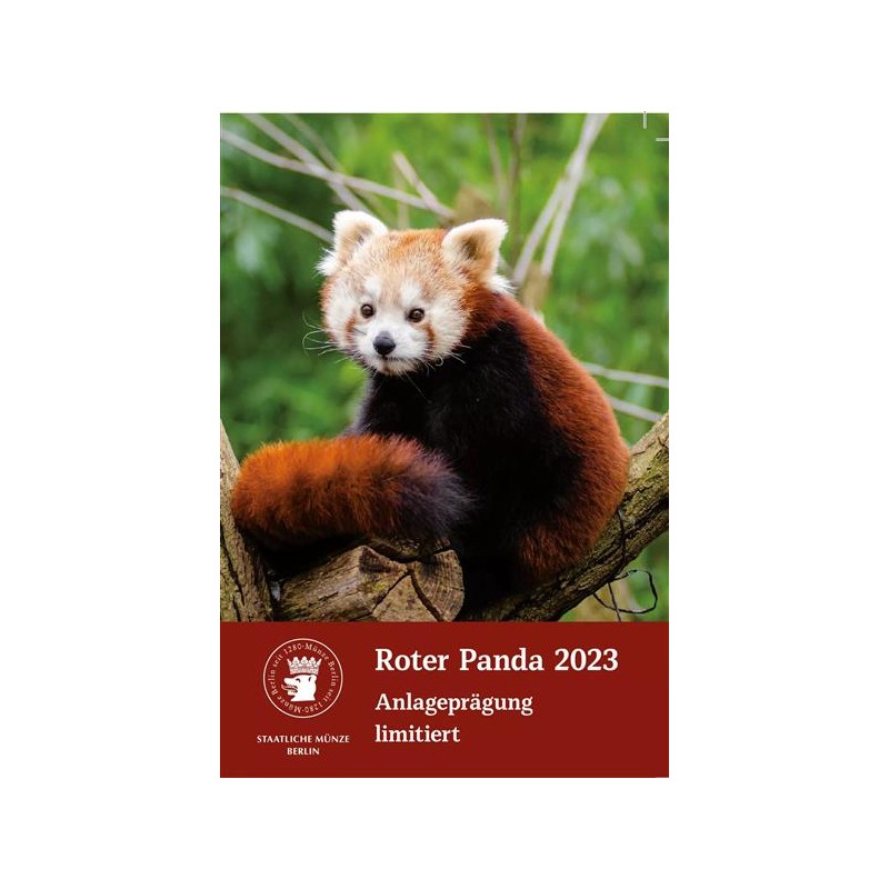 Médaille Argent 1 Once Panda Roux 2023